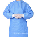 Traje de aislamiento médico hospitalario desechable impermeable para bata quirúrgica